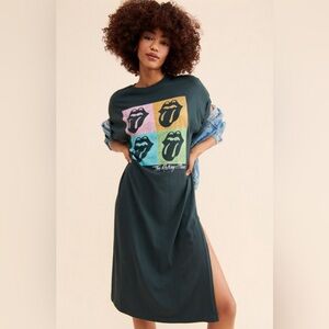 LETLUV The Rolling Stones Tee Dress